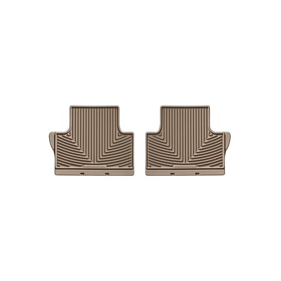 WeatherTech All-Weather Floor Mats compatible with Volvo V60 Cross Country, V70, XC60, C30, S80, V60 - 2nd Row, Tan