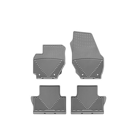 WeatherTech All-Weather Floor Mats compatible with Volvo V60, S60 Cross Country, V60 Cross Country, XC60, S60, V70 - 1st & 2nd Row, Grey