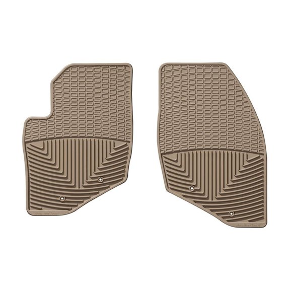 WeatherTech All-Weather Floor Mats compatible with Volvo V50, XC - 1st Row (Driver & Passenger), Tan
