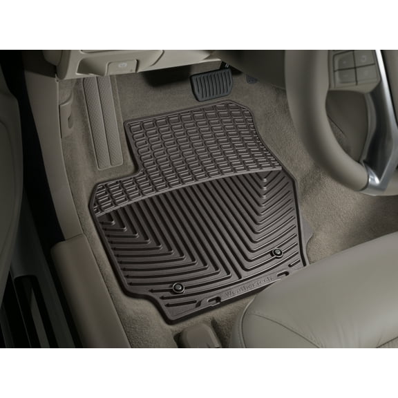 WeatherTech All-Weather Floor Mats compatible with Volvo V60, XC70, S60, S60 Cross Country, S80, V60 Cross Country - 1st & 2nd Row, Cocoa