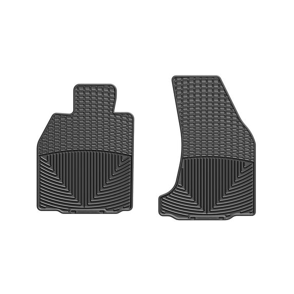 WeatherTech All-Weather Floor Mats compatible with W55 - 1st Row (Driver & Passenger), Black
