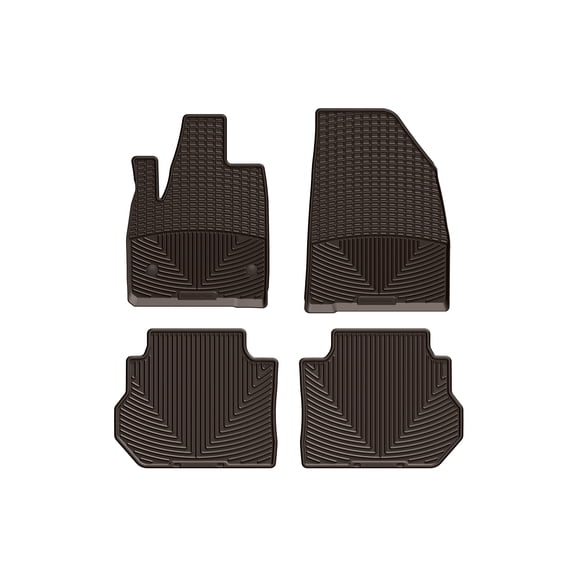 WeatherTech All-Weather Floor Mats compatible with Acadia, Blazer, XT6, XT5 - 1st & 2nd Row, Cocoa