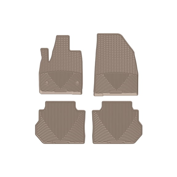WeatherTech All-Weather Floor Mats compatible with XT6, Blazer, Acadia, XT5 - 1st & 2nd Row, Tan