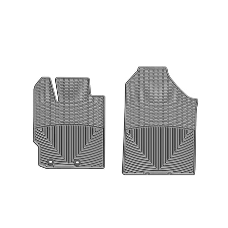 WeatherTech All-Weather Floor Mats compatible with Yaris, xD, Prius C - 1st Row (Driver & Passenger), Grey