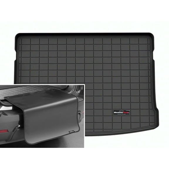 WeatherTech Cargo Trunk Liner with Bumper Protector compatible with Mercedes GLA SUV, AMG GLA 45 SUV, AMG GLA 35 SUV - Behind 2nd Row w/ Bumper Protector, Black