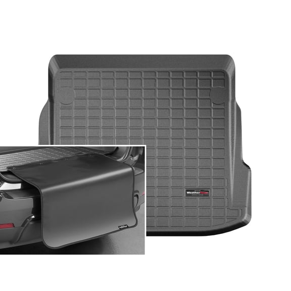 WeatherTech Cargo Trunk Liner with Bumper Protector compatible with Mercedes AMG S 63, AMG S 65 Coupe, S 65 AMG, S-Class, AMG S 63 Coupe, AMG S 65 - Trunk With Bumper Protector, Black