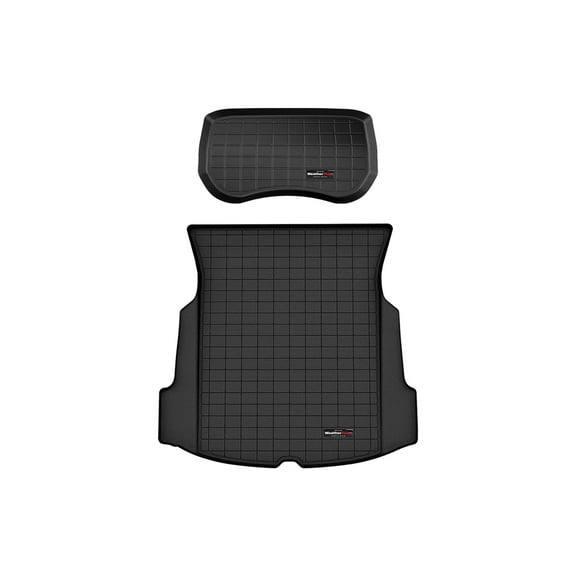 WeatherTech Cargo Trunk Liner compatible with 2020-2020 Tesla Model 3 - Front Cargo and Trunk, Black