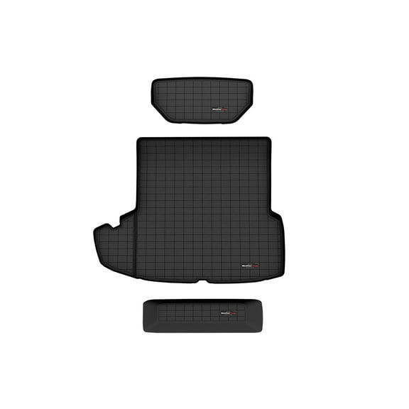 WeatherTech Cargo Trunk Liner compatible with 2021-2024 Tesla Model S - Full Set, Black