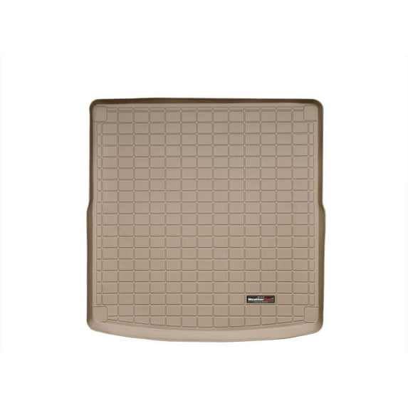 WeatherTech Cargo Trunk Liner compatible with Audi A4, S4, Allroad - Behind 2nd Row Tan