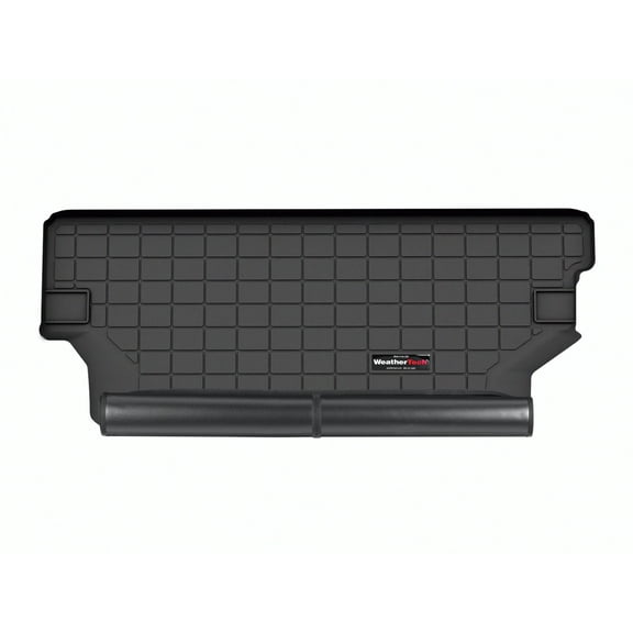 WeatherTech Cargo Trunk Liner compatible with Defender 90 - Behind 2nd Row w/ Bumper Protector Black