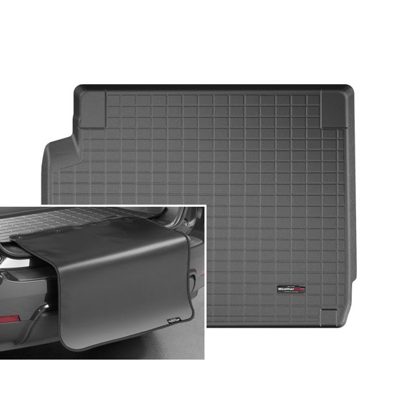 WeatherTech Cargo Trunk Liner compatible with Discovery - Behind 2nd Row w/ Bumper Protector Black