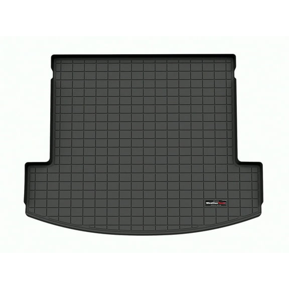 WeatherTech Cargo Trunk Liner compatible with Hyundai Santa Fe, Santa Fe Hybrid - Behind 2nd Row Black