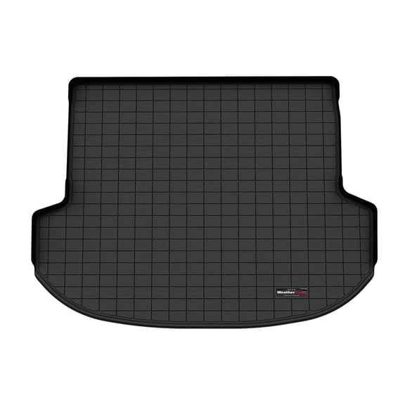 WeatherTech Cargo Trunk Liner compatible with Hyundai Santa Fe, Santa Fe Hybrid, Santa Fe Plug-In Hybrid - Behind 2nd Row Black