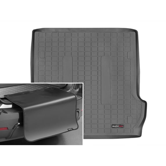 WeatherTech Cargo Trunk Liner with Bumper Protector compatible with 2003-2009 Lexus GX - Behind 2nd Row w/ Bumper Protector, Black