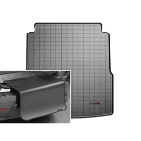 WeatherTech Cargo Trunk Liner with Bumper Protector compatible with 2012-2022 VW Passat - Trunk With Bumper Protector, Black