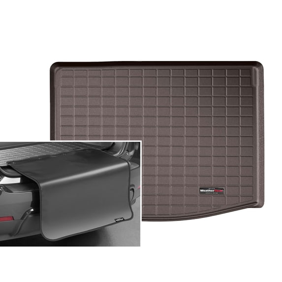 WeatherTech Cargo Trunk Liner with Bumper Protector compatible with 2020-2026 Buick Encore GX - Behind 2nd Row w/ Bumper Protector, Cocoa