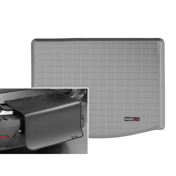 WeatherTech Cargo Trunk Liner with Bumper Protector compatible with 2020-2026 Buick Encore GX - Behind 2nd Row w/ Bumper Protector, Grey
