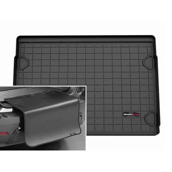 WeatherTech Cargo Trunk Liner with Bumper Protector compatible with 2022-2026 Ford Bronco - Behind 2nd Row w/ Bumper Protector, Black