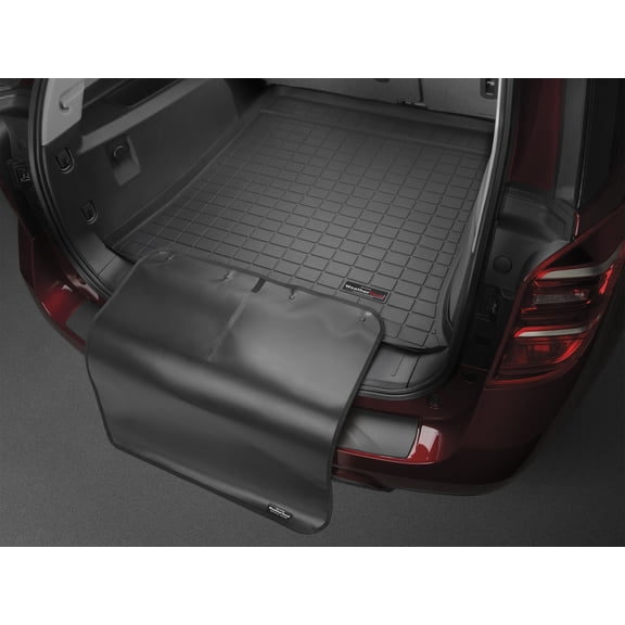WeatherTech Cargo Trunk Liner with Bumper Protector compatible with 2025-2026 Lamborghini urusse - Behind 2nd Row w/ Bumper Protector, Black