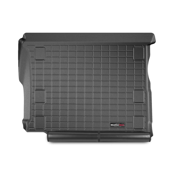 WeatherTech Cargo Trunk Liner with Bumper Protector compatible with 401107SK- Behind 2nd Row Seating With Bumper Protector, Black