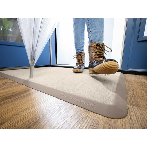 WeatherTech CarpetMat - Indoor entryway doormat for Home and Business (24" x 36", Tan)