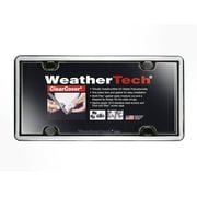 WeatherTech ClearCover License Plate Cover and Frame, Chrome/Black