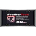 thumbnail image 1 of WeatherTech ClearFrame License Plate Frame, Brushed Stainless / Black, 1 of 4
