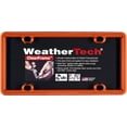 thumbnail image 1 of WeatherTech ClearFrame License Plate Frame, Orange, 1 of 5