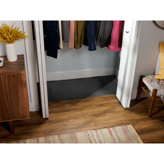 WeatherTech ClosetMat, 55 by 22 Inches Mat- Protection for Closet Floors, Trimmable - Black