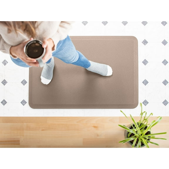 WeatherTech ComfortMat, 24 by 36 Inches Anti-fatigue Comfort Mat, Stone Pattern, Tan