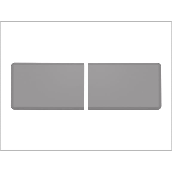 WeatherTech ComfortMat Connect, 24 by 36 Inches Anti-Fatigue End Mats, Stone Pattern, Grey - Set of 2