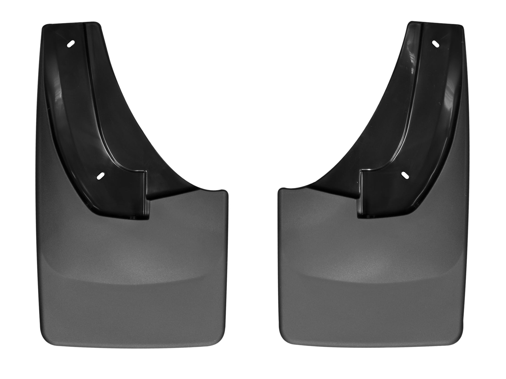 WeatherTech Custom No Drill Splash Guard MudFlaps compatible with Ram 1500, Ram 1500 Classic, Ram Truck 2500/3500, Ram Truck 1500, Ram 2500/3500, Rear Pair - Black
