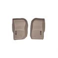 thumbnail image 1 of WeatherTech Custom Fit FloorLiners compatible with Jeep Wrangler JK 2-Door, Wrangler JK Unlimited 4-Door, Wrangler 2-Door, Wrangler Unlimited 4-Door - 1st Row (Driver & Passenger), Tan, 1 of 5