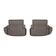 thumbnail image 1 of WeatherTech Custom Fit FloorLiners compatible with Mercedes AMG C 63 S, C-Class, AMG C 43 Coupe, AMG C 63 Coupe, AMG C 63, C-Class Coupe - 2nd Row (2-Piece Liner), Cocoa, 1 of 4
