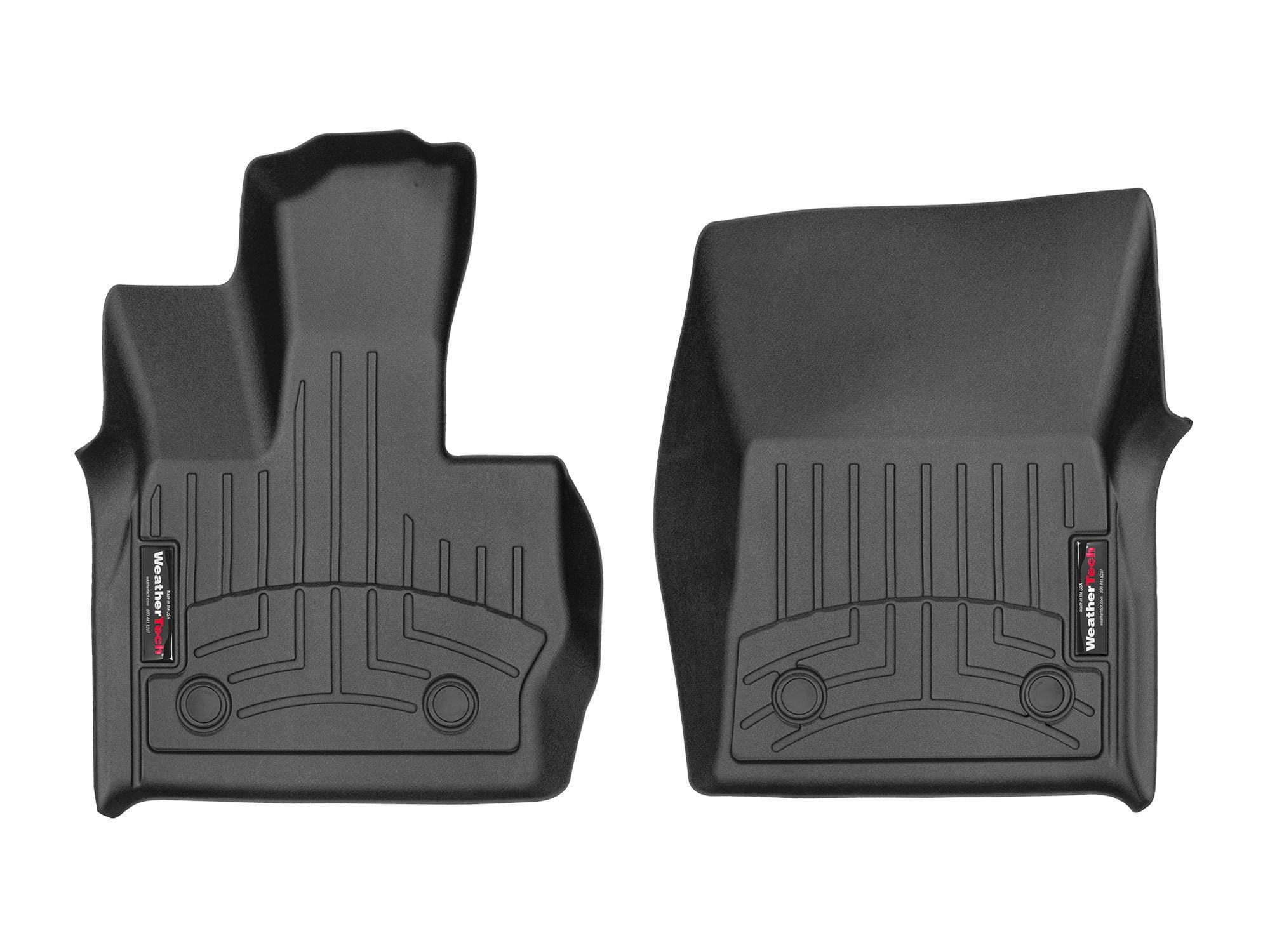 WeatherTech Custom Fit FloorLiners compatible with Mercedes AMG G 63, AMG G 63 SUV, G-Class SUV, G-Class, gclasssuveqtech - 1st Row (Driver & Passenger), Black