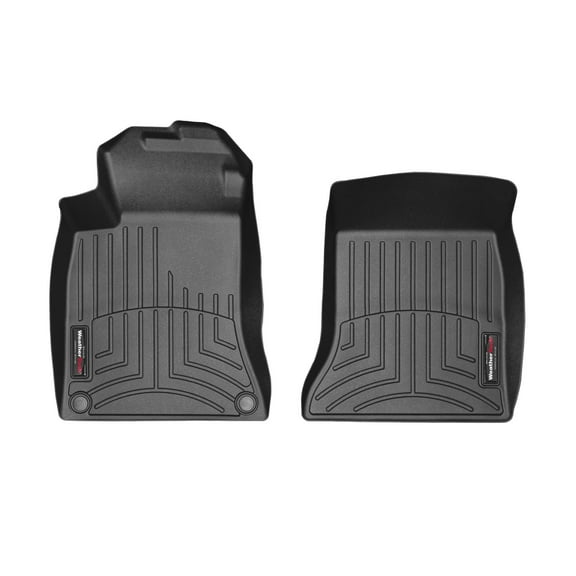WeatherTech Custom Fit FloorLiners compatible with Mercedes GLA-Class, AMG CLA 45, AMG GLA 45, GLA 45 AMG, CLA-Class, CLA 45 AMG - 1st Row (Driver & Passenger), Black