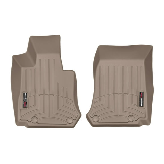 WeatherTech Custom Fit FloorLiners compatible with Mercedes GLC Coupe, GLC SUV, AMG GLC 63, AMG GLC 63 SUV, AMG GLC 63 S Coupe, AMG GLC 43 - 1st Row (Driver & Passenger), Tan