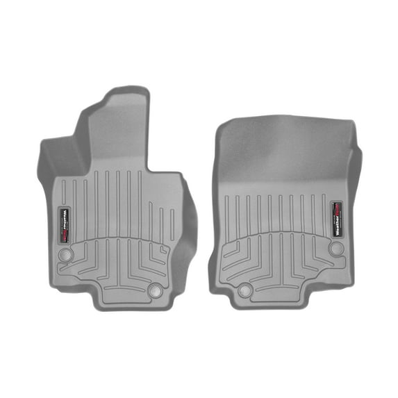 WeatherTech Custom Fit FloorLiners compatible with Mercedes GLE Coupe, AMG GLE 63 S SUV, GLE-Class, AMG GLE 53 Coupe, AMG GLE 63 S Coupe, Maybach GLS SUV - 1st Row (Driver & Passenger), Grey
