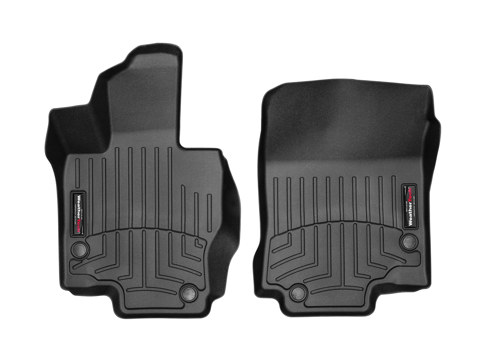 WeatherTech Custom Fit FloorLiners compatible with Mercedes AMG GLE 53 Coupe, GLE SUV, GLE Coupe, Maybach GLS SUV, AMG GLE 63 S Coupe, AMG GLE 63 S SUV - 1st Row (Driver & Passenger), Black
