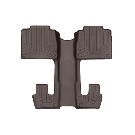 WeatherTech Custom Fit FloorLiners compatible with Mercedes GLS-Class, GLS SUV, AMG GLS 63 SUV, AMG GLS 63 - One piece - 2nd and 3rd row coverage, Cocoa