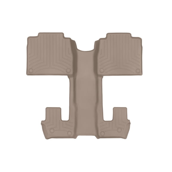 WeatherTech Custom Fit FloorLiners compatible with Mercedes GLS-Class, GLS SUV, AMG GLS 63 SUV, AMG GLS 63 - One piece - 2nd and 3rd row coverage, Tan