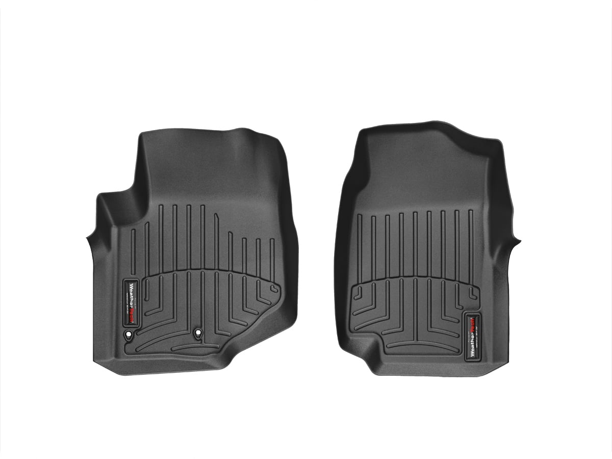 WeatherTech Custom Fit FloorLiners compatible with TrailBlazer EXT, TrailBlazer, Envoy Denali, Envoy XL Denali, Envoy XUV, Envoy XL - 1st Row (Driver & Passenger), Black