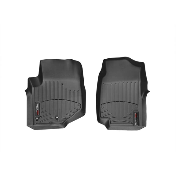 WeatherTech Custom Fit FloorLiners compatible with TrailBlazer EXT, TrailBlazer, Envoy Denali, Envoy XL Denali, Envoy XUV, Envoy XL - 1st Row (Driver & Passenger), Black