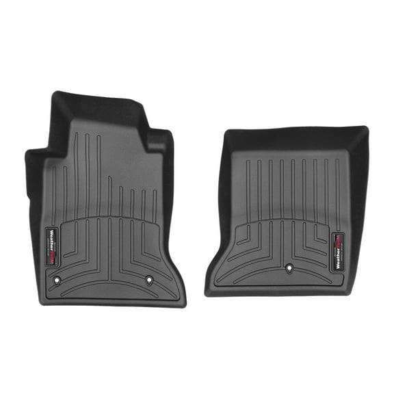 WeatherTech Custom Fit FloorLiners compatible with 1997-2004 Chevrolet Corvette - 1st Row (Driver & Passenger), Black