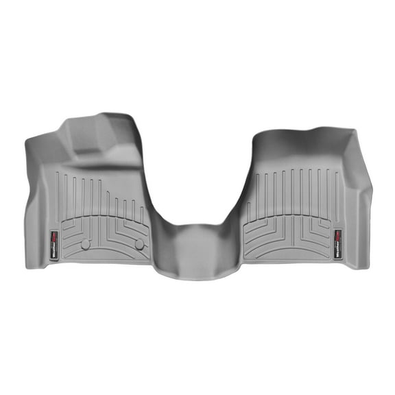 WeatherTech Custom Fit FloorLiners compatible with 1998-2011 Lincoln Town Car - 1st Row - Over The Hump, Grey