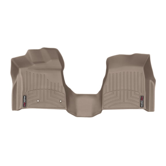 WeatherTech Custom Fit FloorLiners compatible with 1998-2011 Lincoln Town Car - 1st Row - Over The Hump, Tan