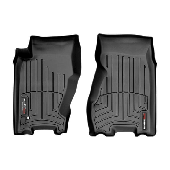WeatherTech Custom Fit FloorLiners compatible with 1999-2004 Jeep Grand Cherokee - 1st Row (Driver & Passenger), Black