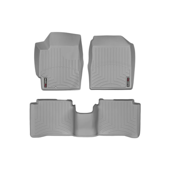 WeatherTech Custom Fit FloorLiners compatible with 2002-2006 Nissan Altima - 1st & 2nd Row, Grey