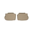 thumbnail image 1 of WeatherTech Custom Fit FloorLiners compatible with 2003-2008 Infiniti FX - 2nd Row (2-Piece Liner), Tan, 1 of 5