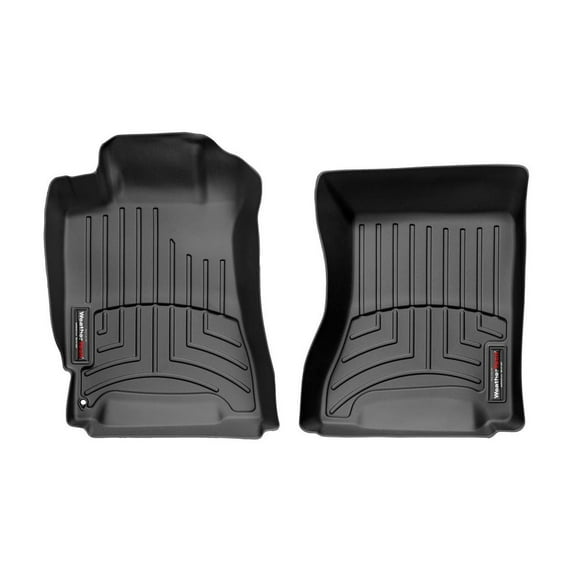WeatherTech Custom Fit FloorLiners compatible with 2003-2008 Subaru Forester - 1st Row (Driver & Passenger), Black